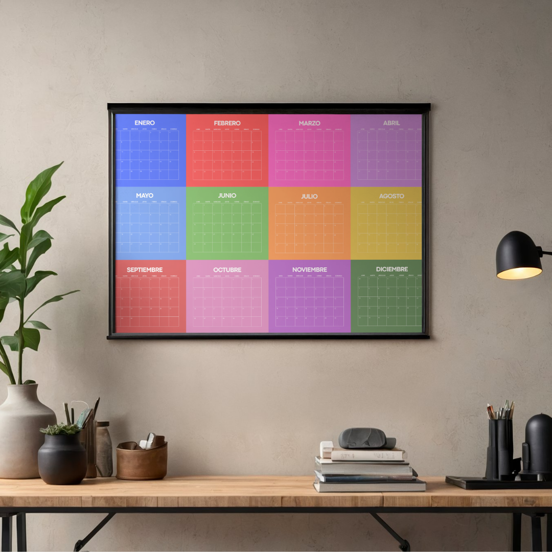 Plantilla Calendario Canva