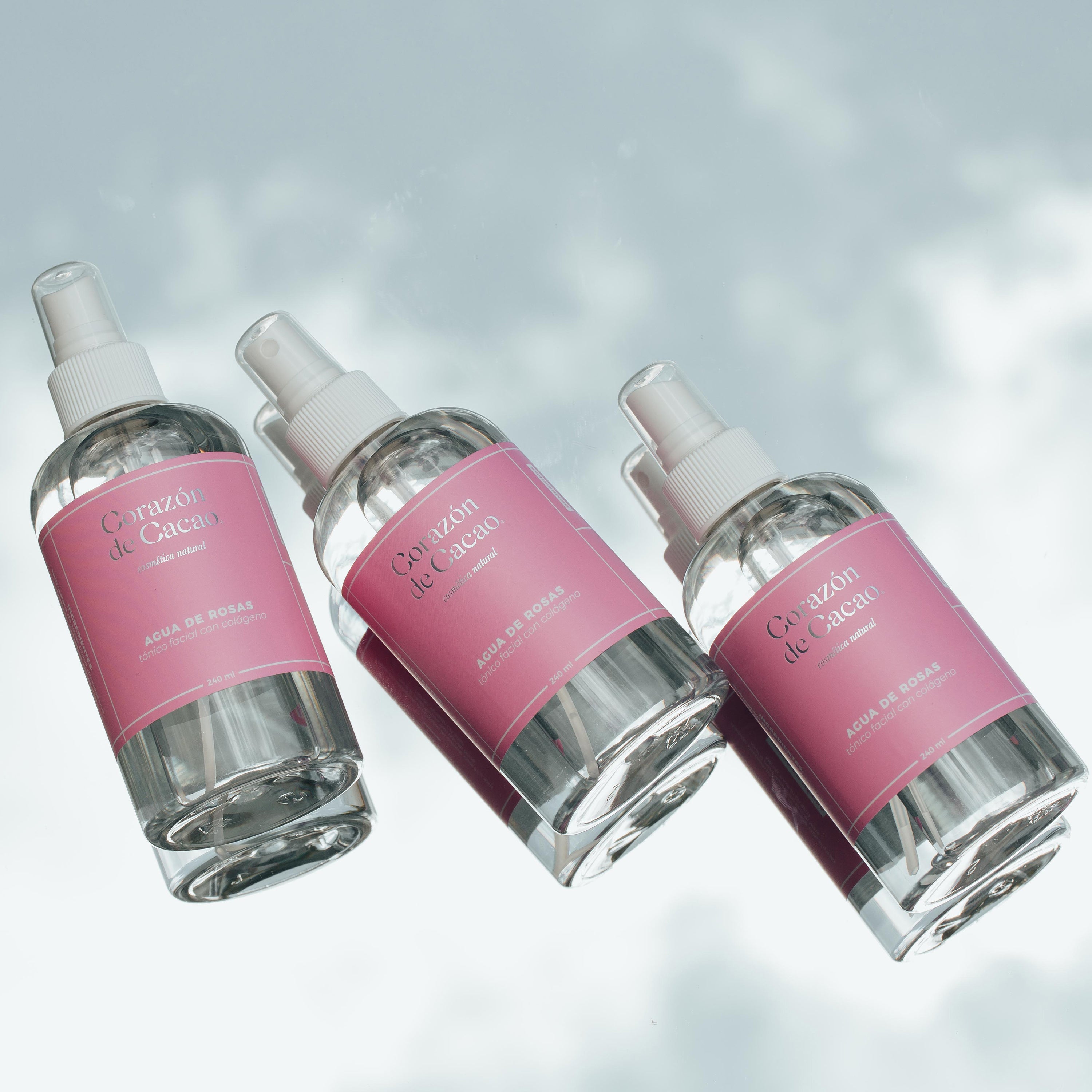 Agua de Rosas con Colágeno